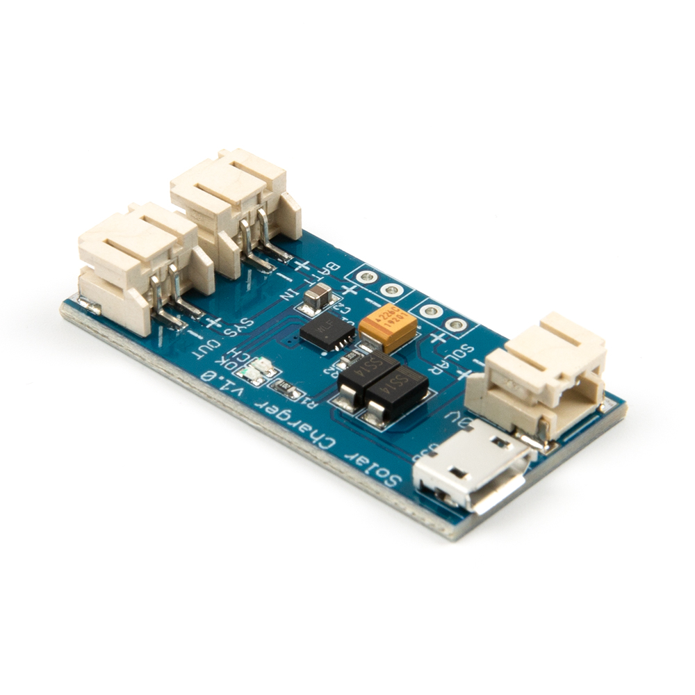 Модуль заряда Lipo аккумулятора от солнечной панели, 500мА